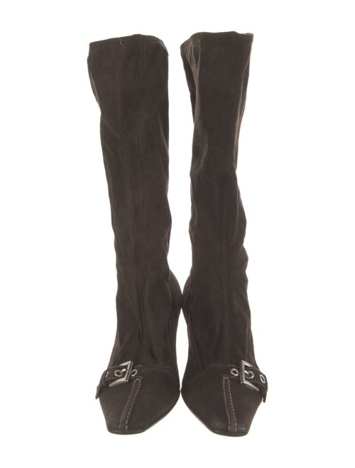 Prada Suede Sock Boots