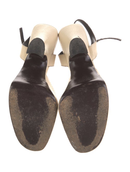 Prada Leather Slingback Pumps