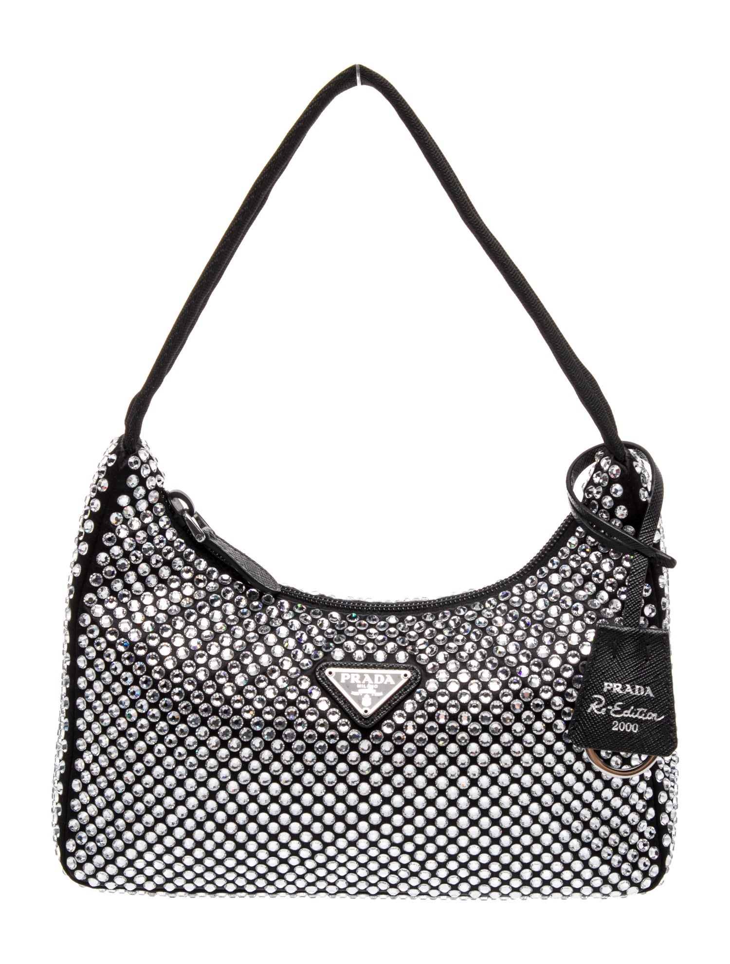 Prada Enameled Metal Triangle Re-Edition 2000