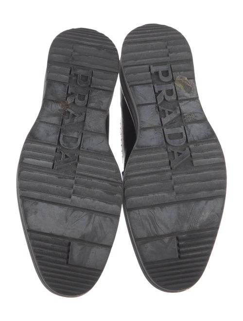 Prada Leather Eyelet Trim Brogues