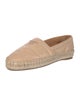 Prada Quilted Pattern Leather Espadrilles
