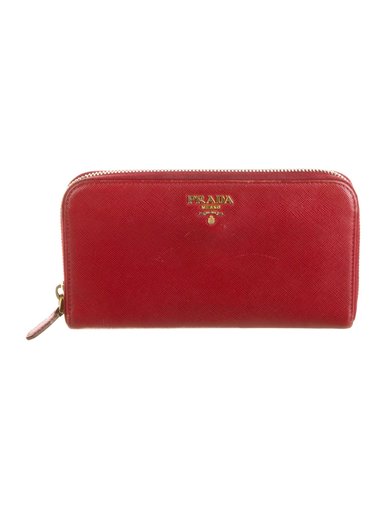 Prada Saffiano Lux Leather Continental Wallet