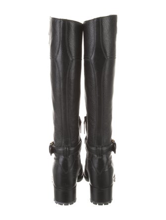 Prada Leather Riding Boots