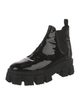 Prada Patent Leather Chelsea Boots