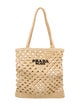 Prada Raffia Grass Bucket Bag