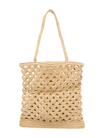 Prada Raffia Grass Bucket Bag