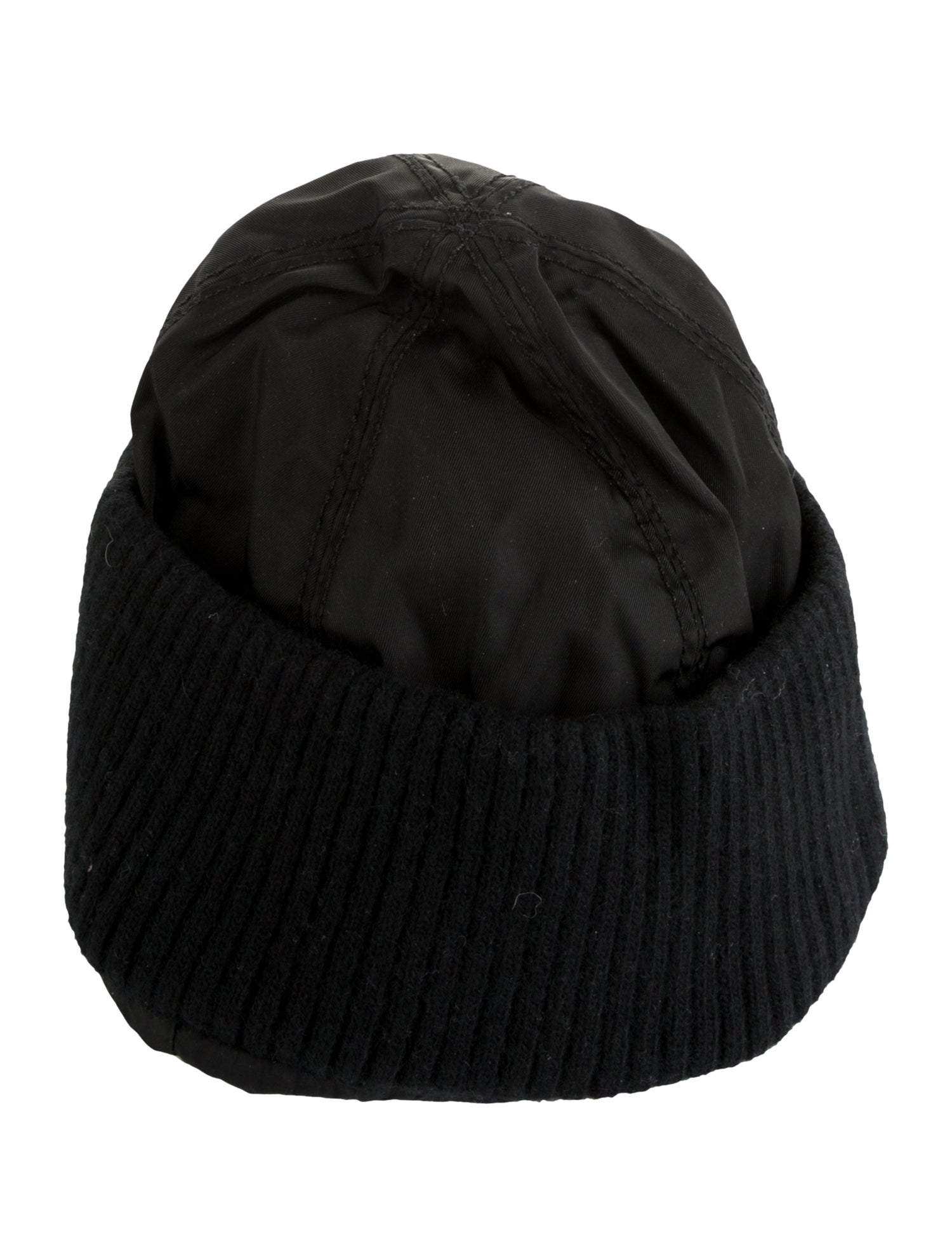 Prada Black Beanie