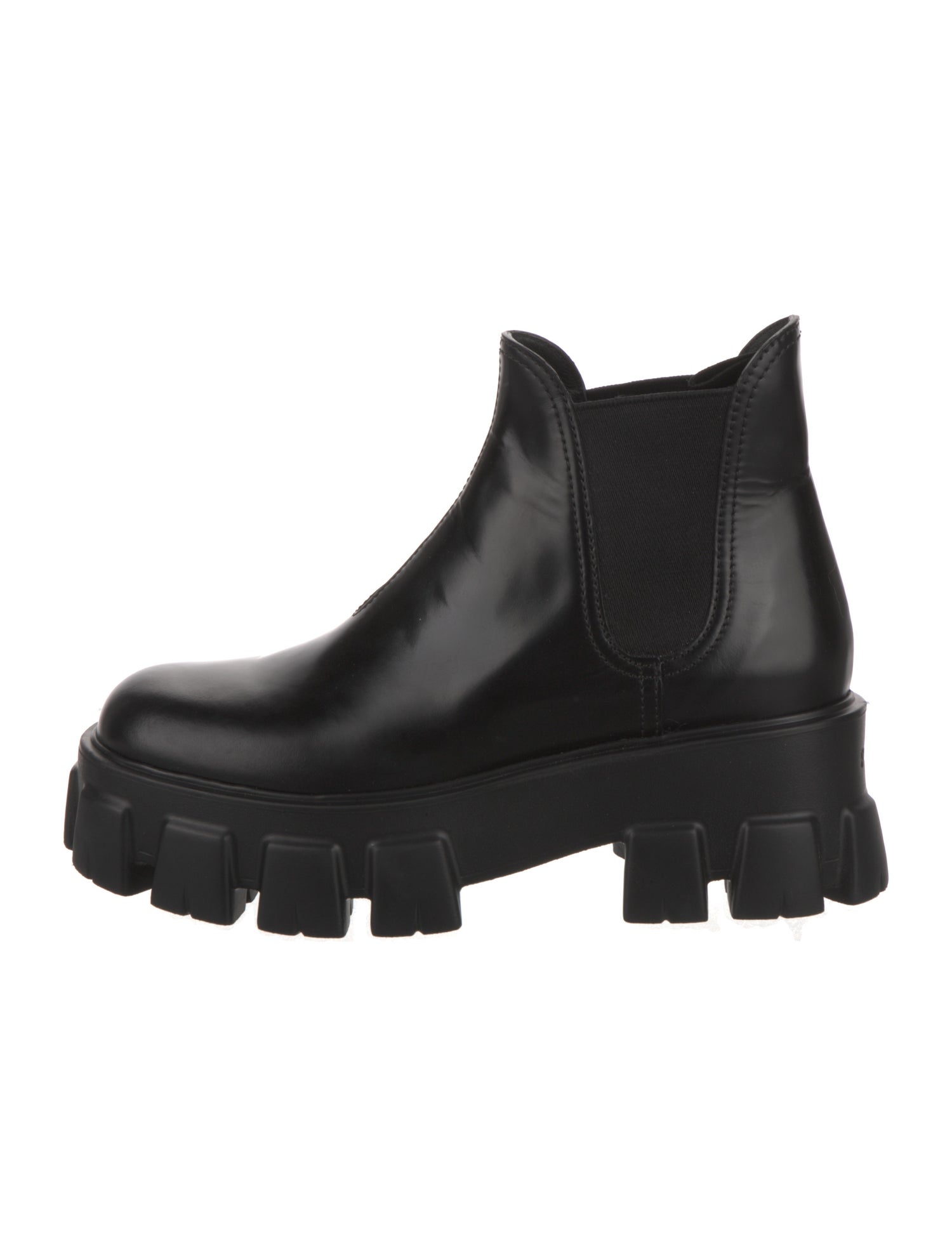 Prada Leather Rain Boots