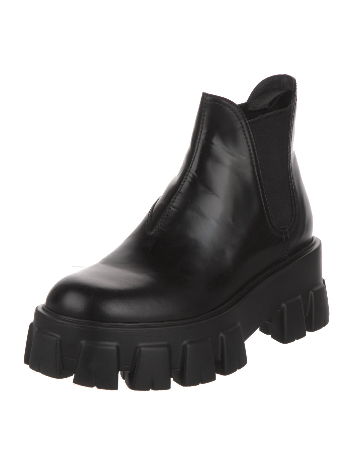 Prada Leather Rain Boots