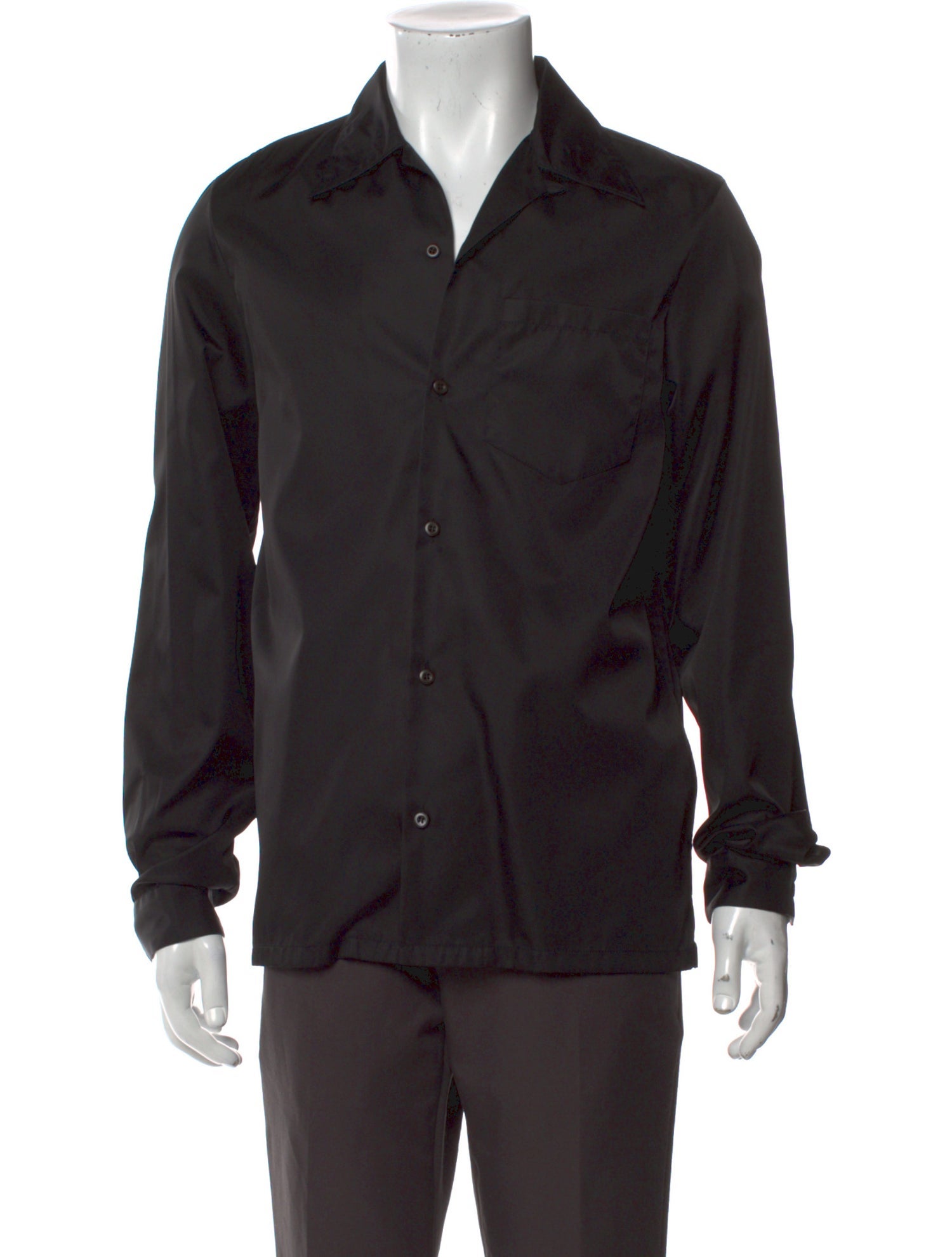 Prada 2015 Tessuto Nylon Dress Shirt