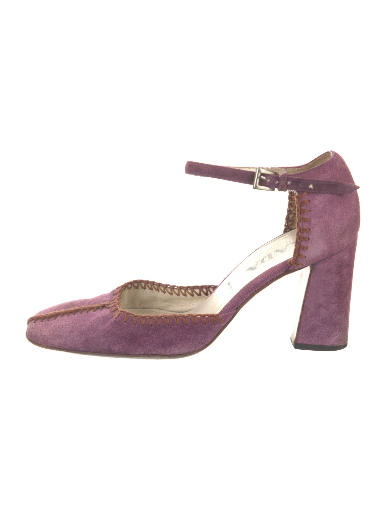 Prada Suede D'Orsay Pumps