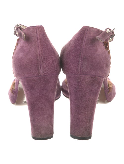 Prada Suede D'Orsay Pumps