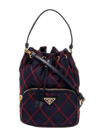 Prada Tessuto Nylon Bucket Bag