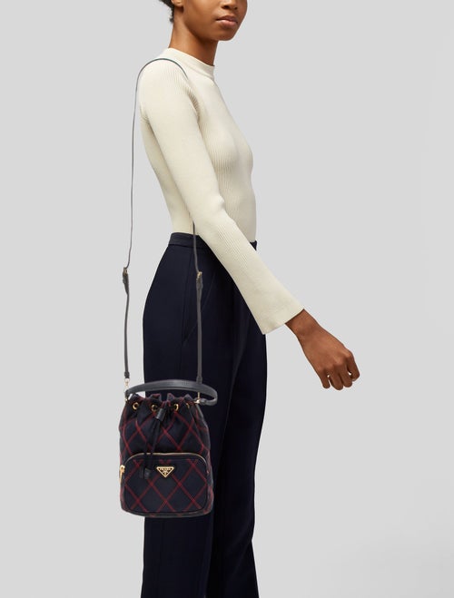 Prada Tessuto Nylon Bucket Bag