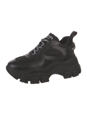 Prada Leather Chunky Sneakers