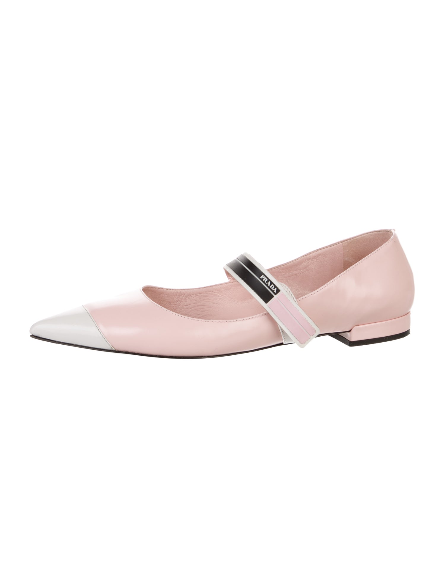 Prada Leather Mary Jane Flats