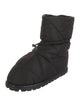 Prada Nylon Fur Trim Boots