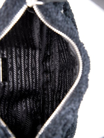 Prada Enameled Metal Triangle Re-Edition 2000