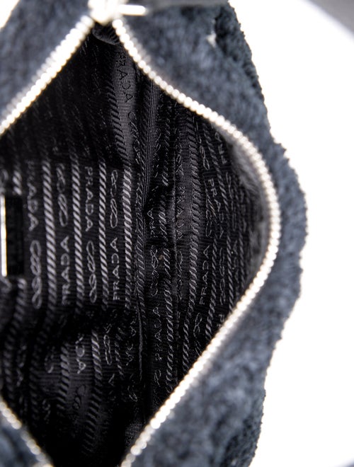 Prada Enameled Metal Triangle Re-Edition 2000