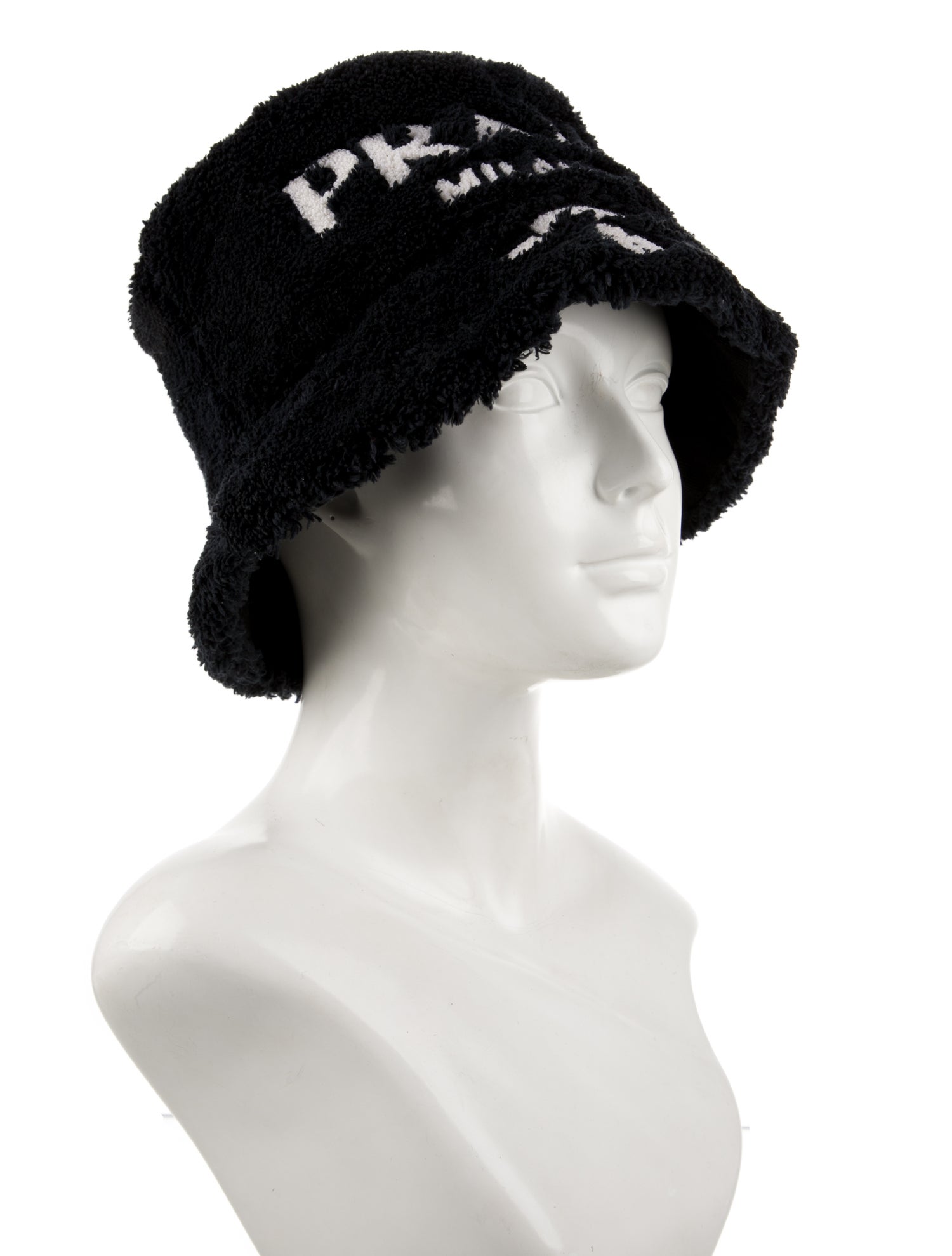 Prada Black Bucket Hat