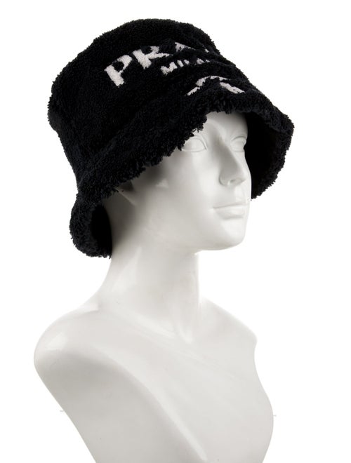 Prada Black Bucket Hat