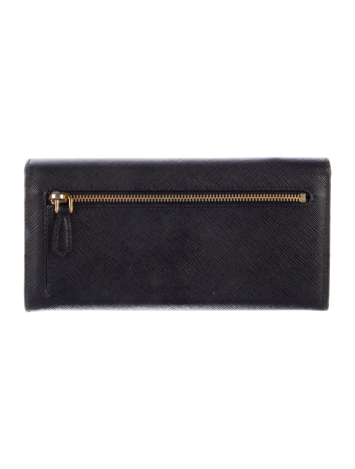 Prada Saffiano Lux Leather Continental Wallet