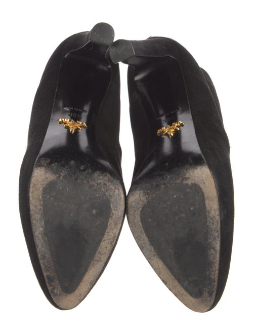 Prada Suede Lace-Up Boots