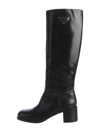 Prada Leather Riding Boots