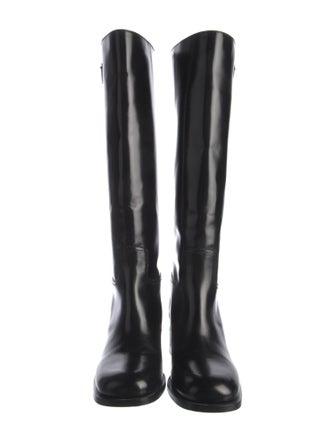 Prada Leather Riding Boots