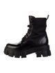 Prada Leather Combat Boots