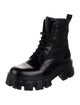 Prada Leather Combat Boots