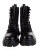 Prada Leather Combat Boots