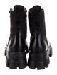 Prada Leather Combat Boots
