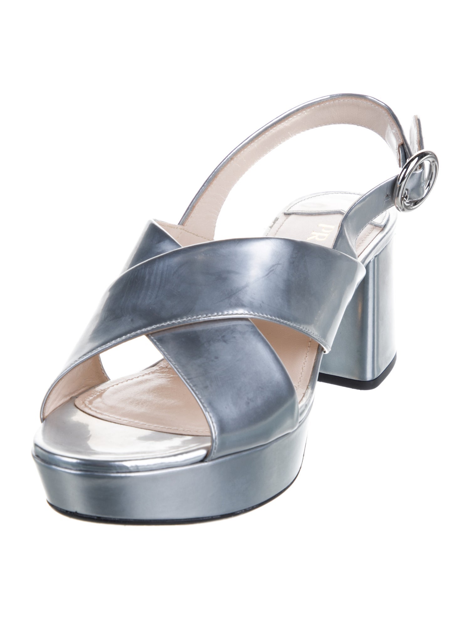 Prada Patent Leather Slingback Pumps