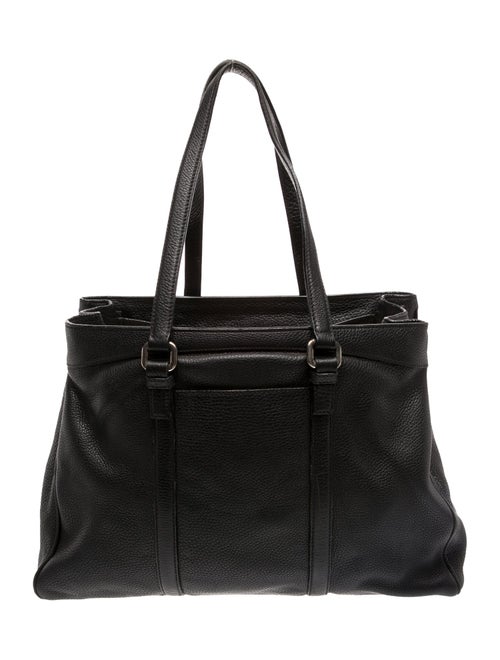 Prada Enameled Metal Triangle Easy