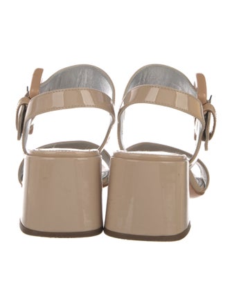 Prada Patent Leather Sandals