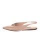 Prada Leather Slingback Flats