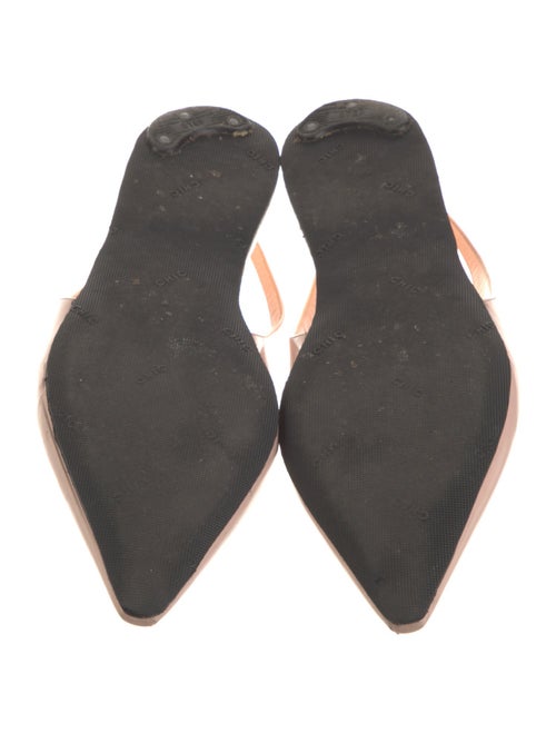 Prada Leather Slingback Flats