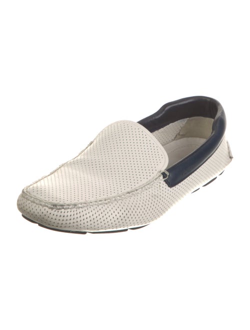 Prada Leather Colorblock Pattern Drivers