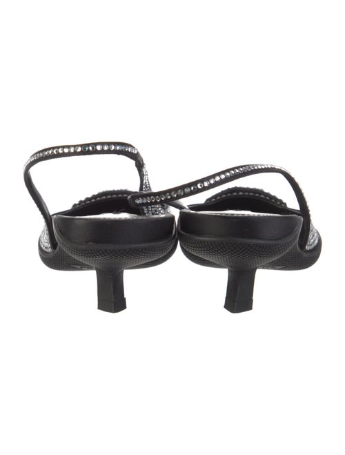 Prada Crystal Embellishments Slingback Pumps