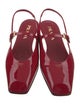 Prada Patent Leather Slingback Flats