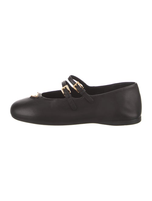 Prada Leather Mary Jane Flats