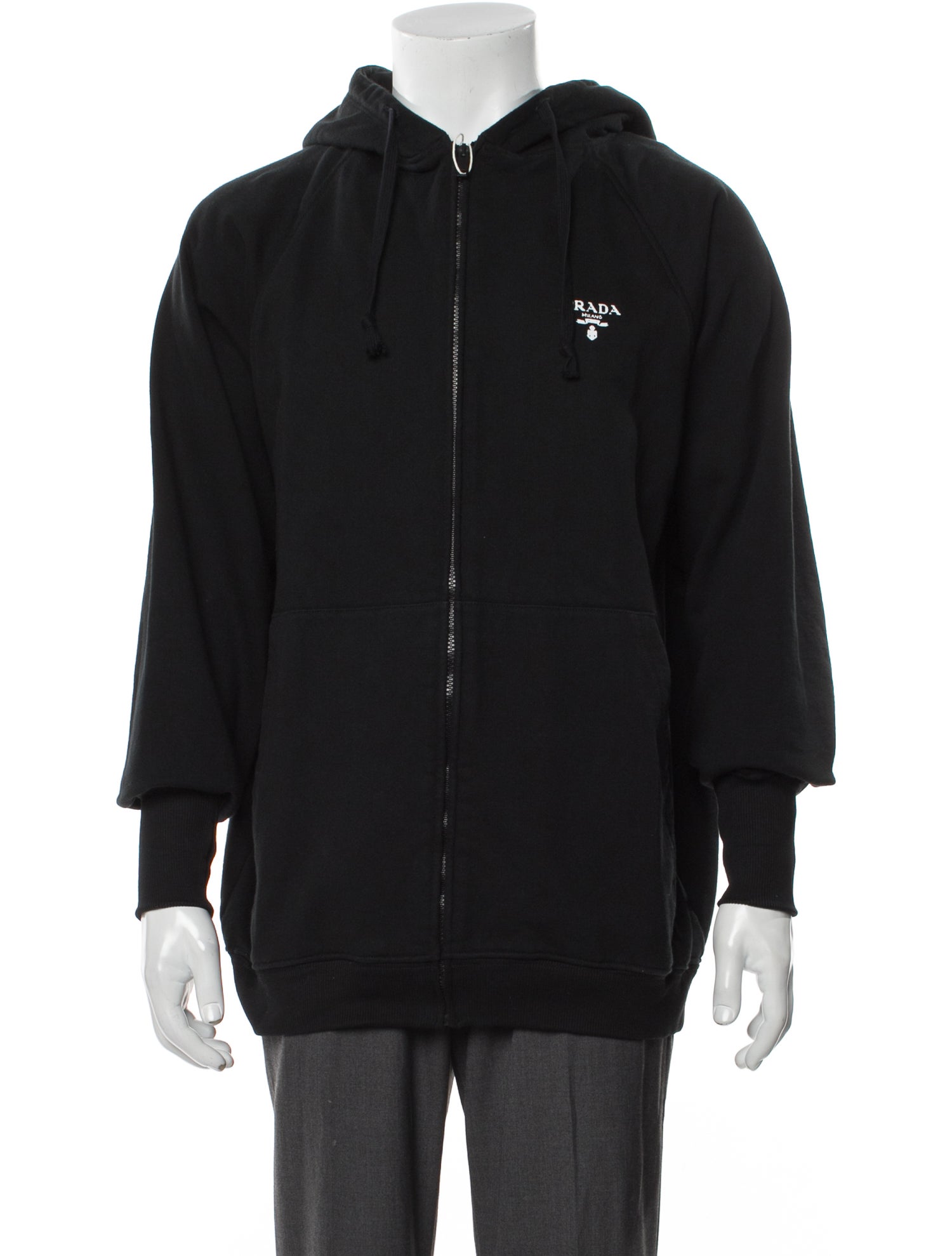 Prada 2021 Graphic Print Hoodie