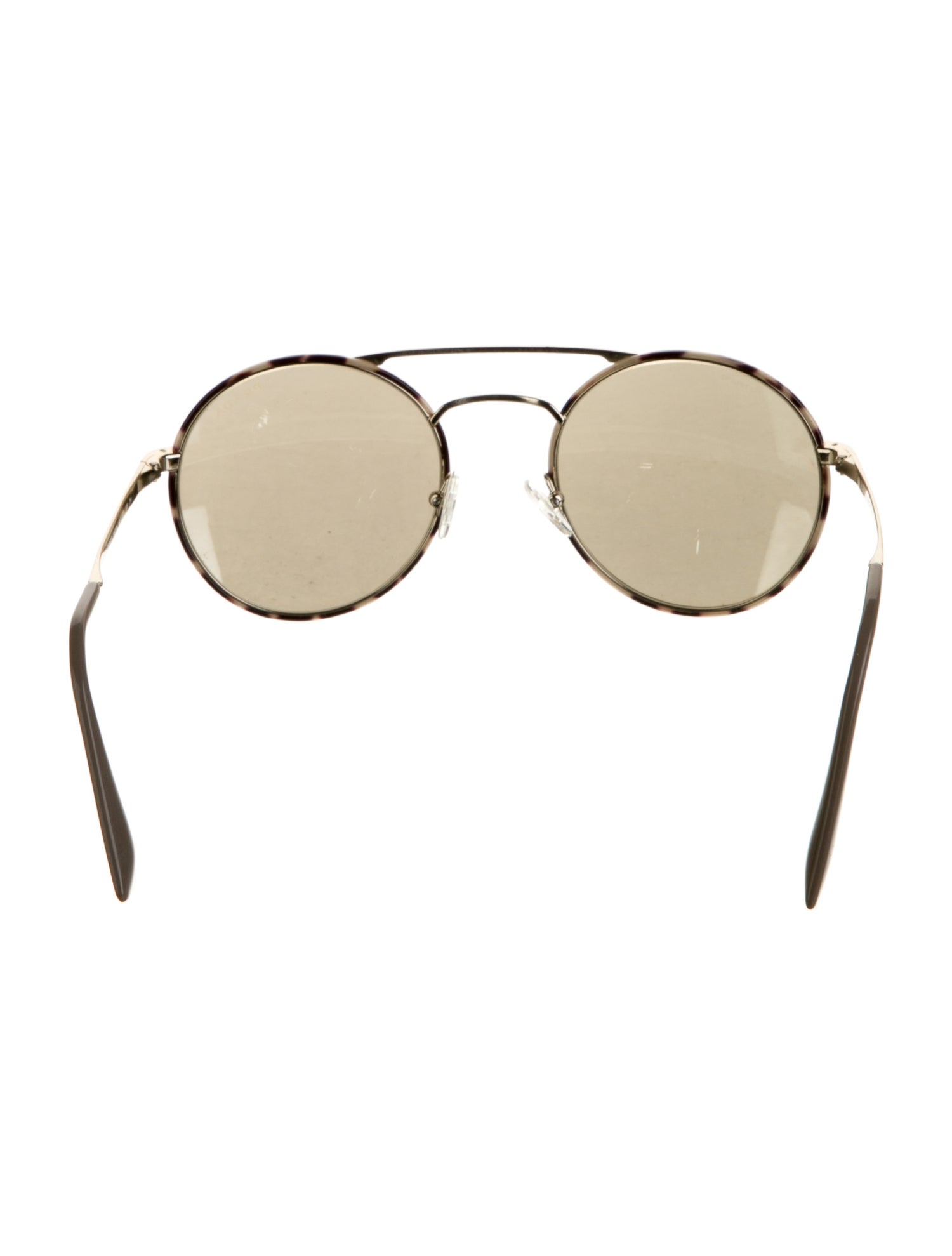Prada Round Mirrored Sunglasses