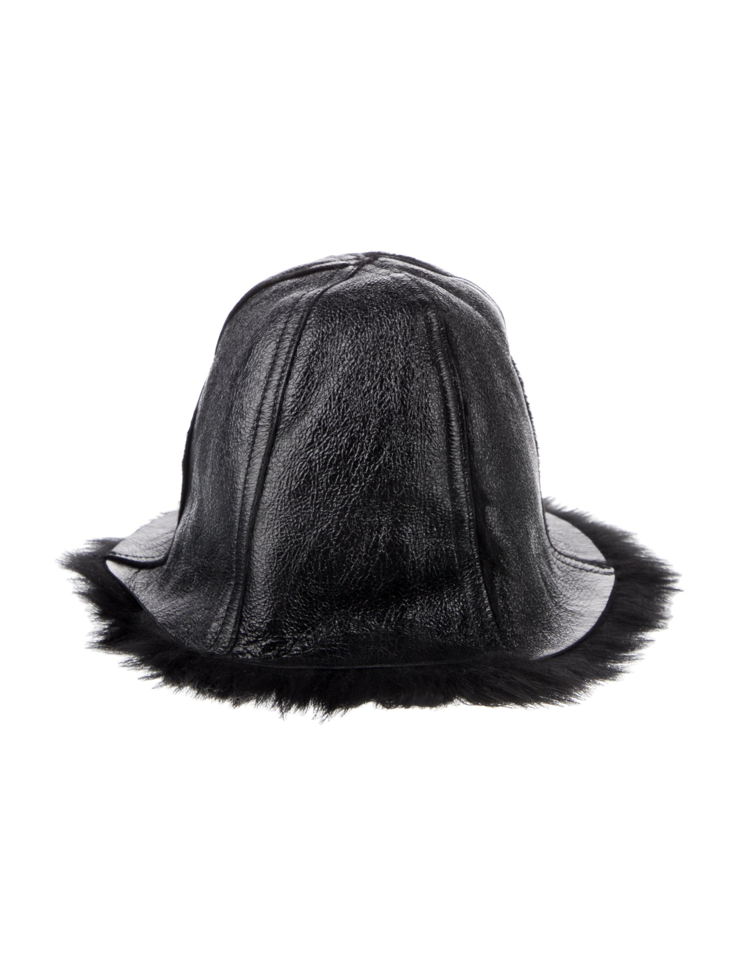 Prada Leather Bucket Hat