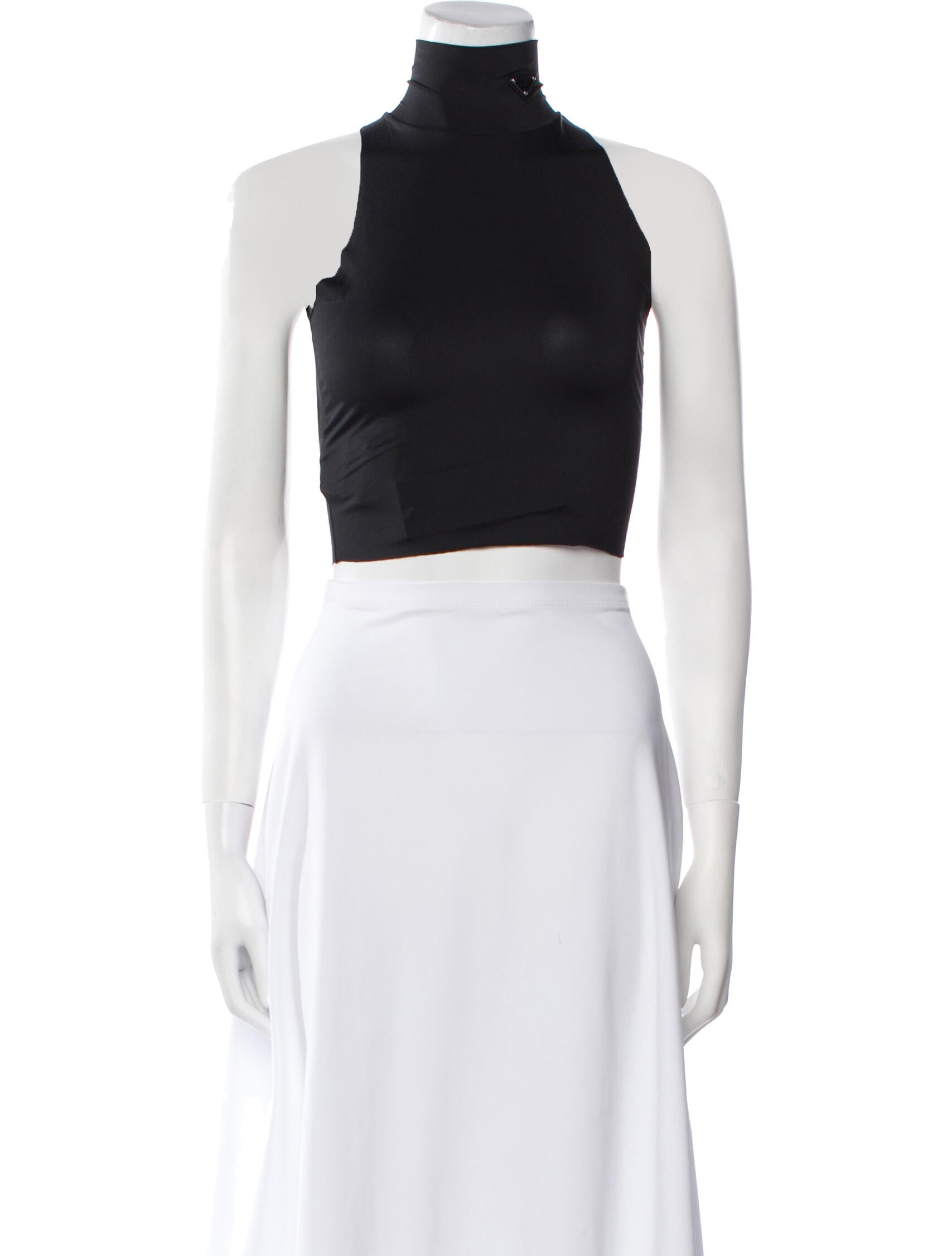 Prada 2022 Turtleneck Crop Top