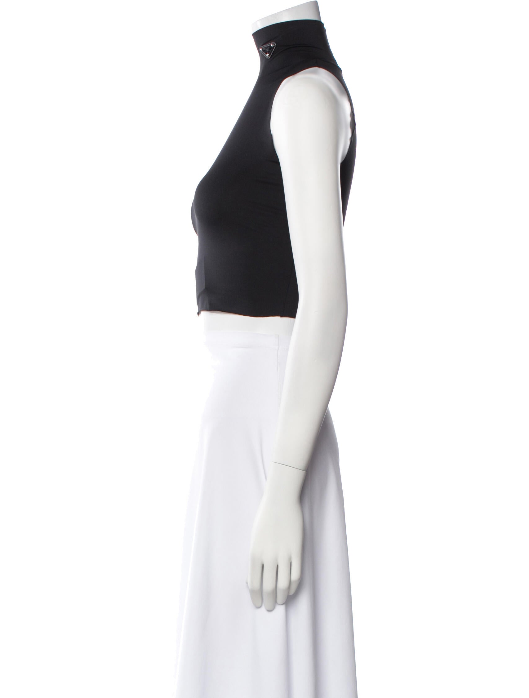 Prada 2022 Turtleneck Crop Top