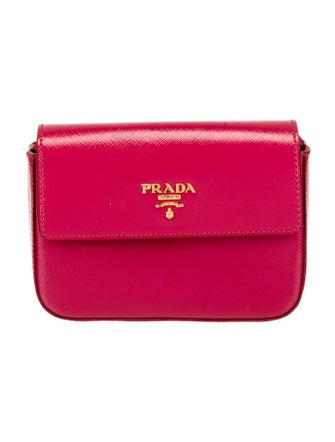 Prada Saffiano Vernice Leather Crossbody Bag