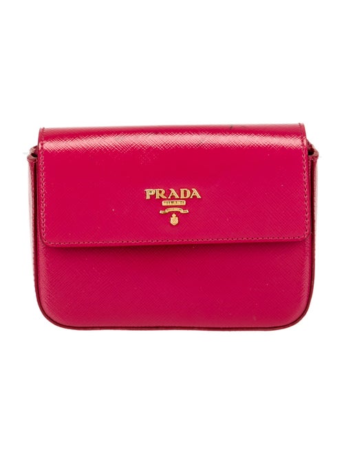 Prada Saffiano Vernice Leather Crossbody Bag