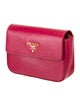 Prada Saffiano Vernice Leather Crossbody Bag